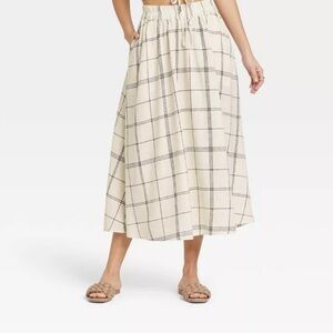 Evan-Picone Vintage Plaid Wool Skirt
